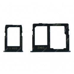 Tiroir Double Sim et Micro SD Samsung Galaxy J4 Plus / J6 Plus Noir