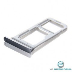 Cache de carte SIM S7 Edge Blanc