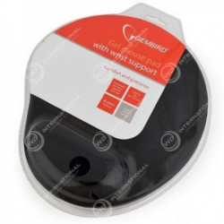 Tappetino ergonomico per mouse nero 350 x 250 x 3 mm