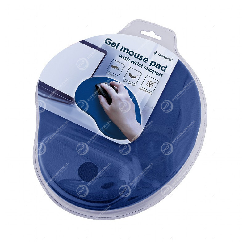 Tapis de Souris en Gel avec Repose-Poignet Bleu 260x220