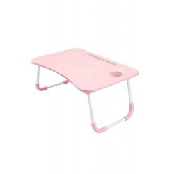 Support pour Ordinateur Portable + Porte-Gobelet FD-6 Rose