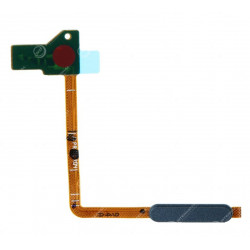 Mantel del botón de inicio y del sensor de huellas dactilares del Samsung Galaxy J6 Plus en color plata