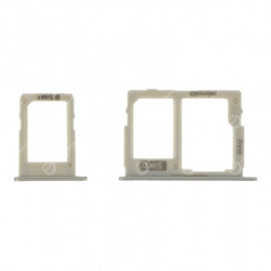 Tiroir Double Sim et Micro SD Samsung Galaxy J7 Prime 2 Or