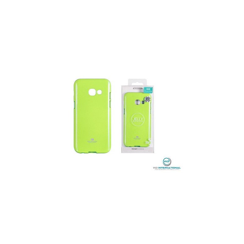 Coque silicone samsung A3 2017 Vert Goospery Jelly