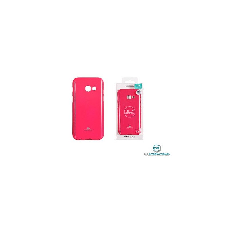 Coque silicone samsung A3 2017 Rose Goospery Jelly