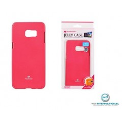 Coque silicone samsung S6 Edge + Rose Goospery Jelly