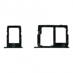 Tiroir Double Sim et Micro SD Samsung Galaxy J7 Prime 2 Noir