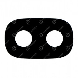 Obiettivo della fotocamera posteriore di Samsung Galaxy J7 2018 nero