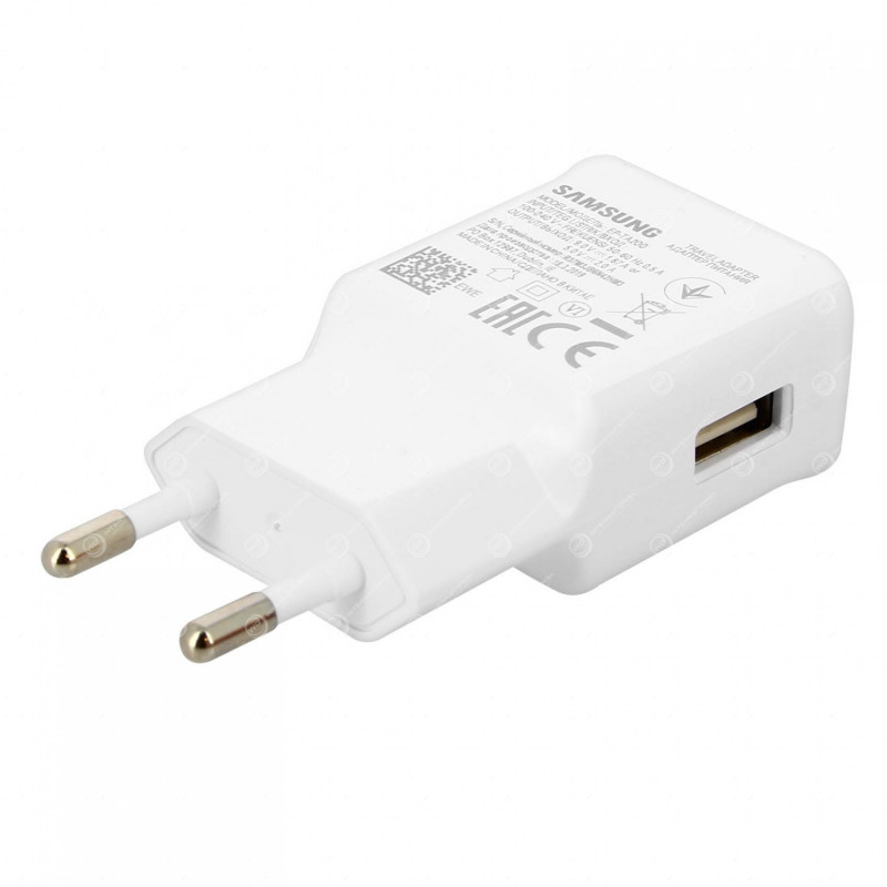 Chargeur Secteur USB 15W Quick Charge 3.0 Original Samsung Blanc (EP-TA200EBE)