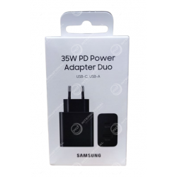 Chargeur Secteur Type-C 35W et USB 15W Original Samsung Noir (EP-TA220NBEGEU)