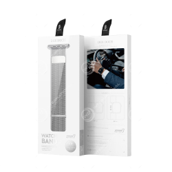 Bracelet Magnétique Apple Watch 38 / 40 / 41mm Dux Ducis Argent