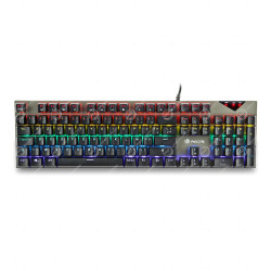 NGS GKX-500 QWERTZ Gaming-Tastatur mit RGB-LED-Hintergrundbeleuchtung (PC- und Konsolen-kompatibel)