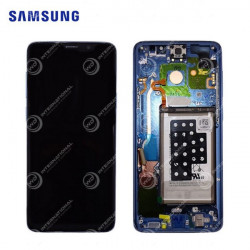 Ecran Samsung Galaxy S9 Plus Complet Bleu (SM-G965F) Service Pack