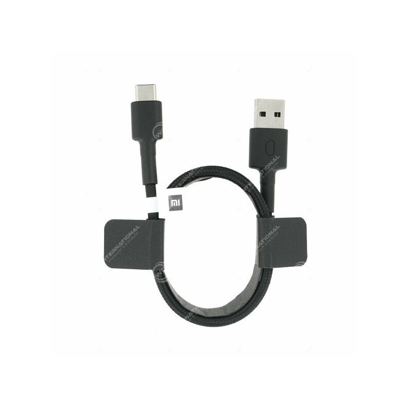 Câble USB Vers USB Type-C Xiaomi 1M Tressé Noir
