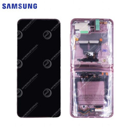 Écran Samsung Galazy Z Flip 5G (Sans Caméra) (SM-F707) Bronze Mystique Service Pack