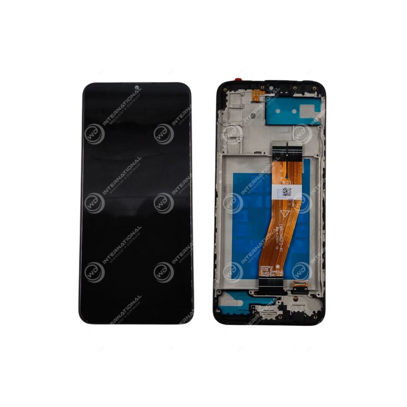 Ecran TFT Samsung A02S Noir Avec Châssis (Version Non Eu)