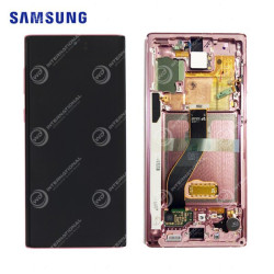 Écan Samsung Note 10 Aura Rose Service Pack