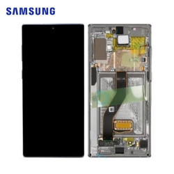 Schermo Samsung Note 10+ Aura Argento Service Pack