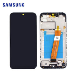 Pantalla Samsung A01 (SM-A015) Negro Service Pack
