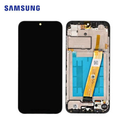 Schermo Samsung Galaxy M11 (SM-M115) Nero Service Pack