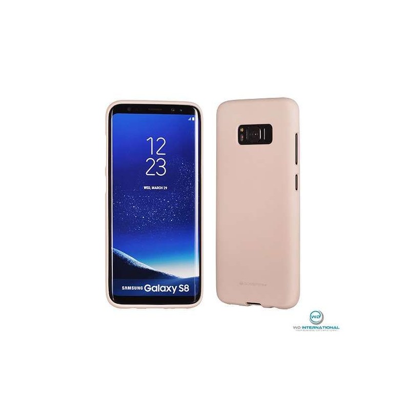 Coque silicone Samsung NOTE 8 pink Sand matt Soft feeling