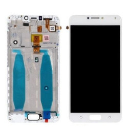 Écran Asus Zenfone 4 Max ZC554KL Blanc Avec Châssis