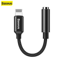 Adaptateur Noir Baseus L3 Lightning vers Mini Jack 3.5 (CALL3-01)