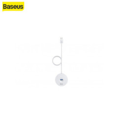 Adattatore HUB Bianco Baseus Round Box USB 3 vers USB 3 et USB 2 x3 1M (CAHUB-U02)