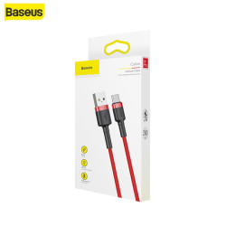 Cavo da 3m USB a Lightning 2A rosso Baseus Cafule