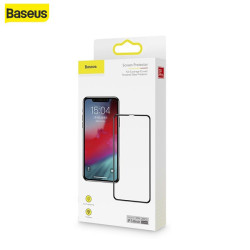 Vidrio templado x2 Baseus 0.3mm Antiluz Azul iPhone 11 Pro Max / XS Max Negro (SGAPIPH65S-KD01)