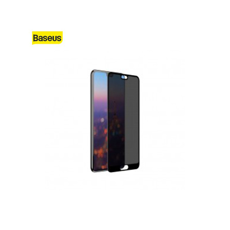 Verre Trempé Noir Baseus 0.3mm Full Huawei P20 (SGHWP20-TG01)
