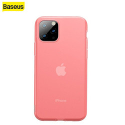 Coque Baseus Jelly Liquid Silica Gel pour iPhone 11 Pro  Transparente Rouge (WIAPIPH58S-GD09)
