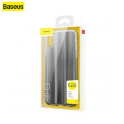 Rumpf Transparente schwarze Baseus Aurora iPhone XS Max (WIAPIPH65-JG01 / WIAPIPH65-JG04)