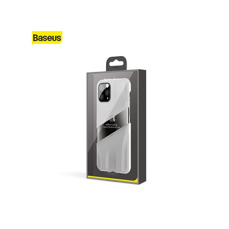 Coque  Baseus Airflow Cooling iPhone 11 Pro Max Blanc et Rose (WIAPIPH65S-GM24)