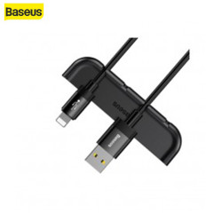 Fixation de Câbles Noir pour iPhone XS Max (6.5") Baseus Fixing Magic (ACAPIPH65-A01)