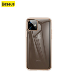 Coque Baseus Safety pour iPhone 11 Pro Or Transparente (ARAPIPH58S-SF0V)