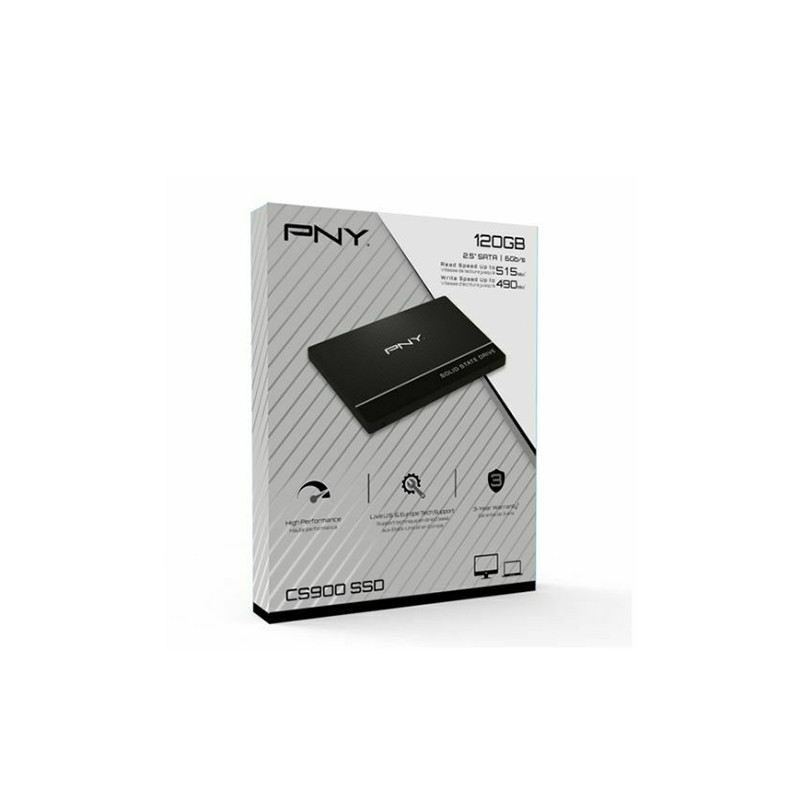 Disque Dur Interne SSD PNY 120GB 2,5" SATA III Noir