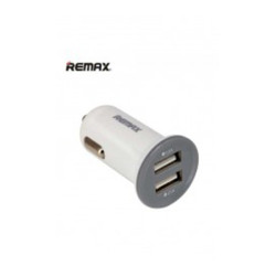 Chargeur Remax allume cigare 2.1A blanc