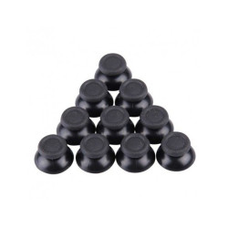 10 Tapas negras para joystick de control PS4