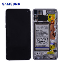 Samsung Galaxy S10E schermo completo bianco prisma originale produttore