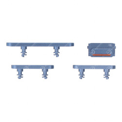 Pulsante di accensione e silenziamento del volume iPhone 14 Blu (4 pezzi)