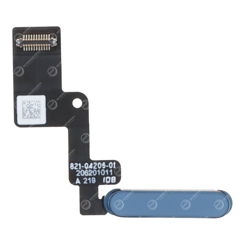 Nappe Power et Capteur D'empreinte iPad Air 2022/Air 5 Bleu