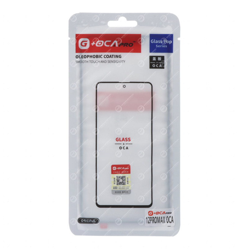 Vitre XUANHOU + OCA iPhone 12 Pro Max Noir