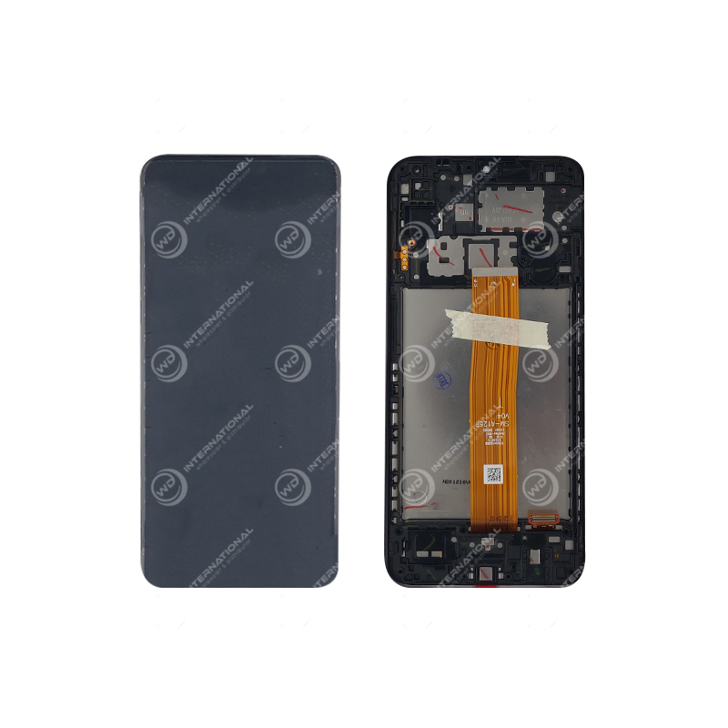 Écran Samsung Galaxy A12 Noir Avec Châssis