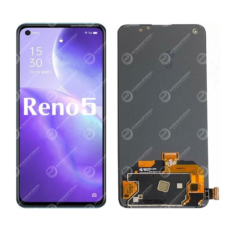 Écran Oppo Reno5 5G TFT Noir Sans Châssis