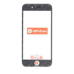 G+OCA Pro Glass Lens With Frame&OCA with Earpiece Dust Mesh for iPhone 8 Black