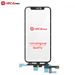 Vitre Tactile XUANHOU + OCA iPhone XS Noir (Maille Anti-Poussière)