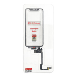 Vitre Tactile XUANHOU + OCA iPhone XS Noir (Version Câble Long)