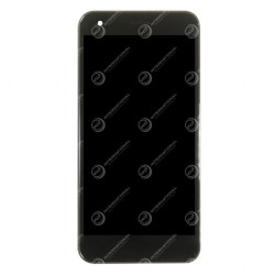 Screen Replacement With Frame for Vodafone Smart ultra 6 VF 995 Black (Third Party Glued)