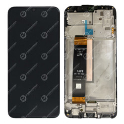 Screen Replacement With Frame for Samsung Galaxy M13 5G Black